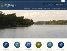 Tablet Screenshot of cityofcallaway.com